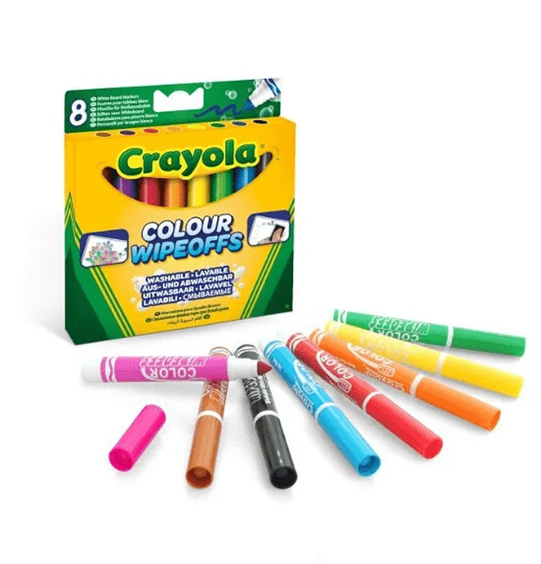 Crayola creations 8 whiteboard color wipeoff pens cy038223, , medium-null