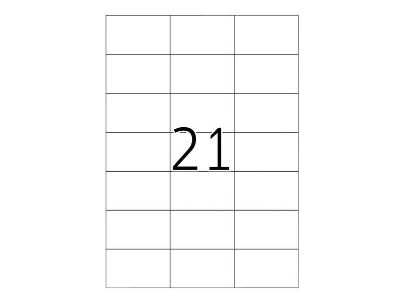 Herma premium labels a4, 70 x 42,3 mm, white, permanent adhesion / 2100 labels / 100 sheets, , medium-null