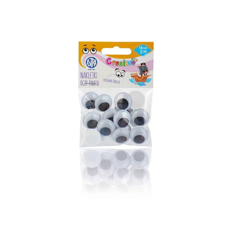 Product image: Αυτοκόλλητα ματάκια 20mm pirate eyes - astra, , medium-null