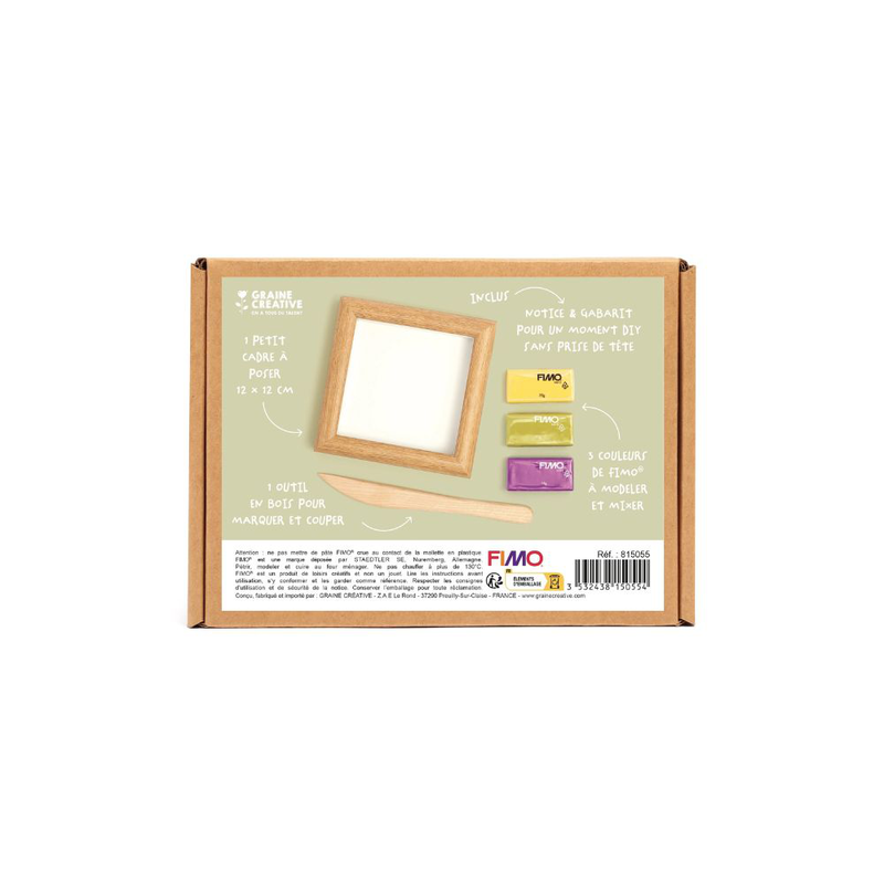 Graine creative fimo miniature frame kit boot, , medium-null