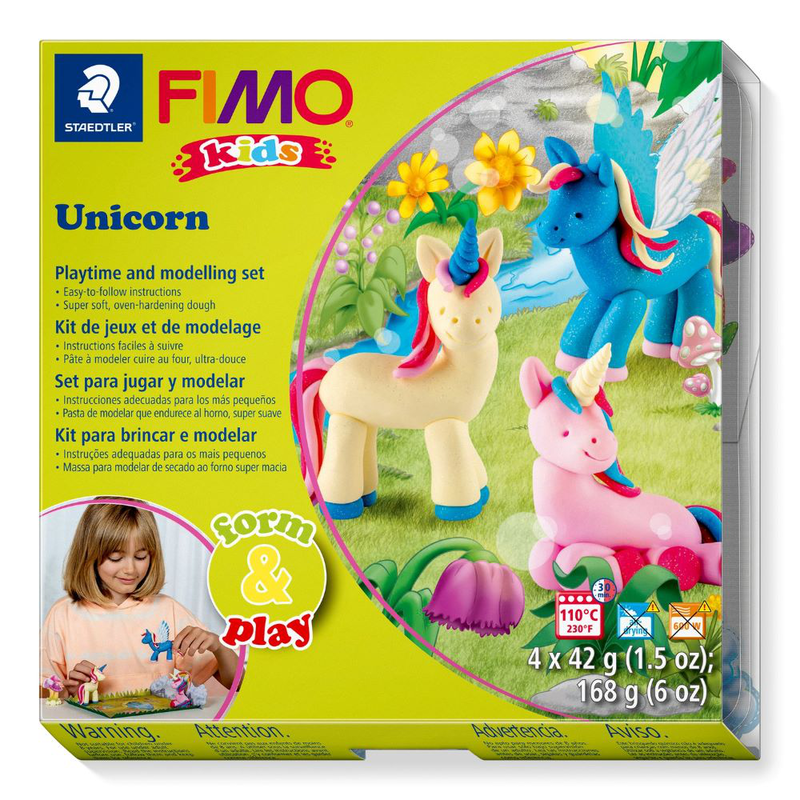 Unicorn fimo® kids 8034 oven-bake modelling clay, , medium image number null