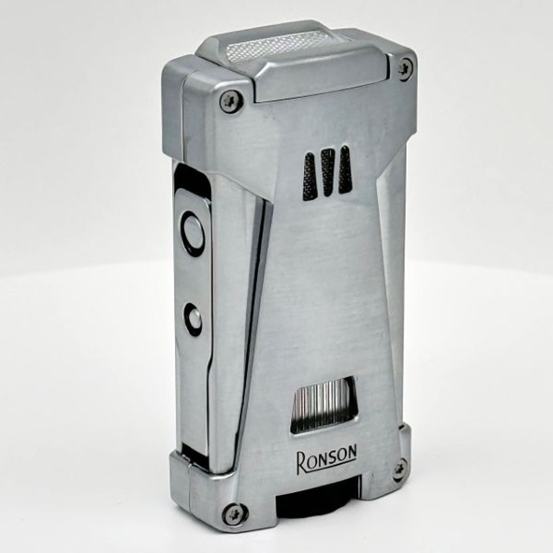 Ronson hurricane chrome satin cigar lighter, , medium image number null