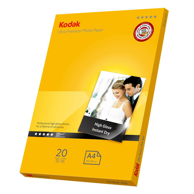 Kodak a4 280gr 20sh. High gloss photo paper, , medium