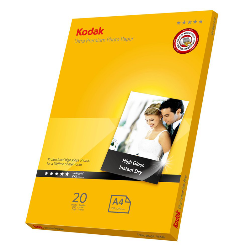 Kodak a4 280gr 20sh. High gloss photo paper, , medium-null