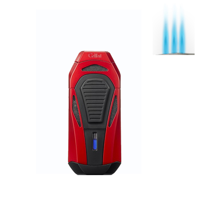 Colibri lighter boss III jet red + black, , medium