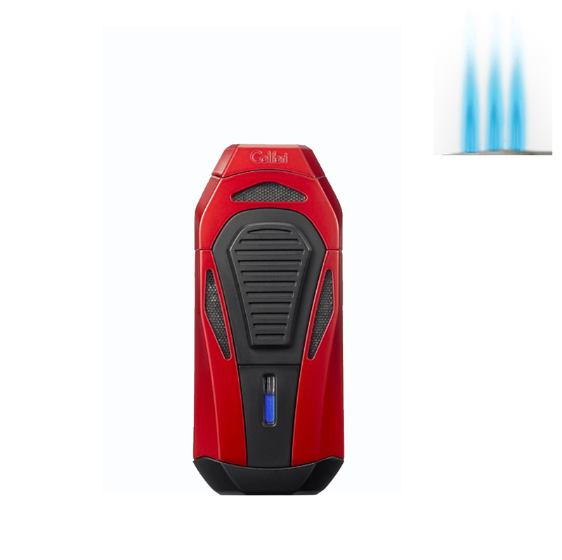 Product image: Colibri lighter boss III jet red + black, , medium-null