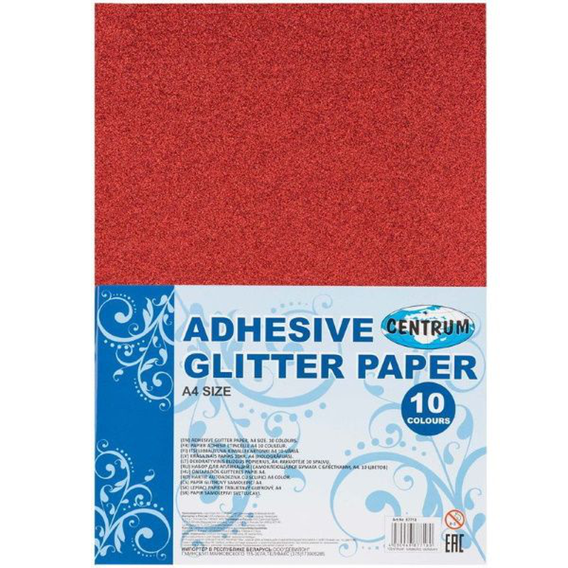 Adhesive glitter paper a4 10colors, , medium image number null