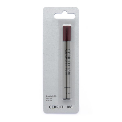 Cerruti 2 roller metal refill black m