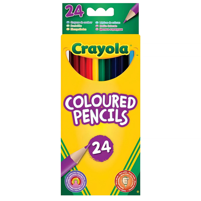 Crayola 24 coloured pencils