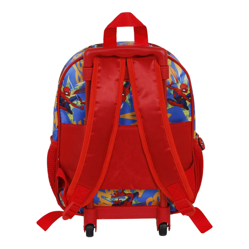 Spiderman red fan gts trolley backpack spiderman drop image number null