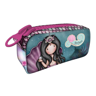 Gorjuss - pencil case with giant zip - the world is your oyster, Multi, medium