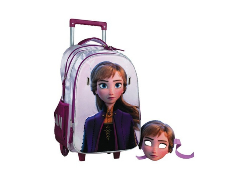 Product image: Τσάντα δημοτικού τρόλλεϋ frozen 2 anna και αποσπώμενη μάσκα, , medium-null