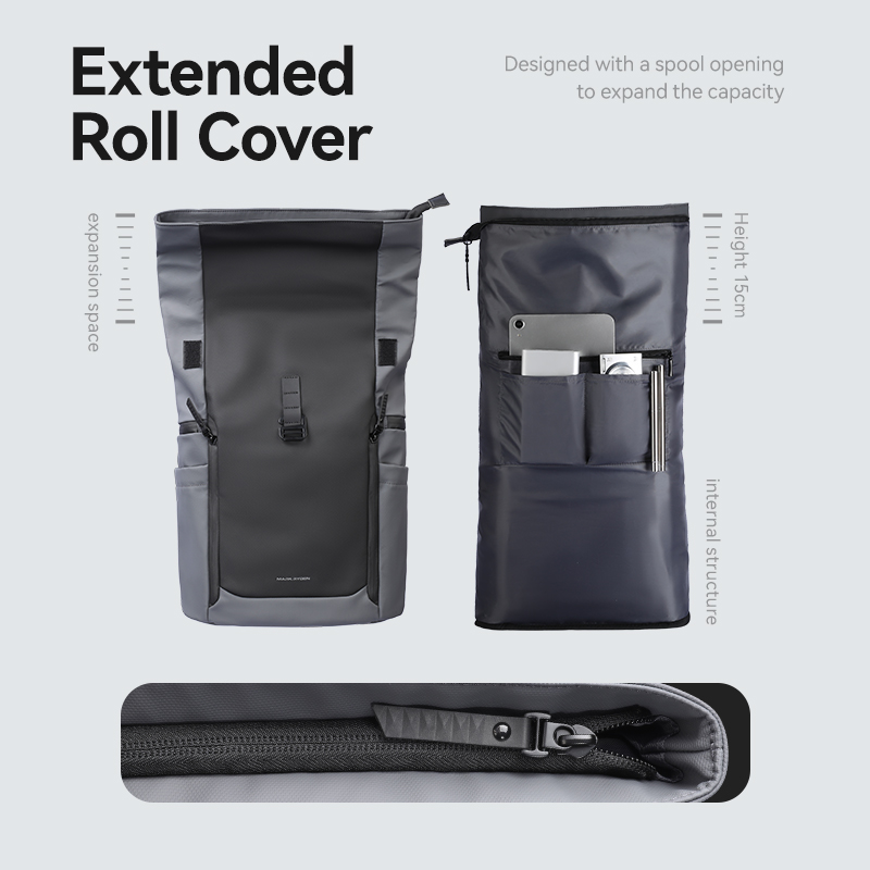 Mark ryden dynapack rolltop backpack expandable 23l-33l, , medium image number null