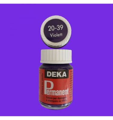 Deka permanent fabric paint 25 ml violett 2039, , medium