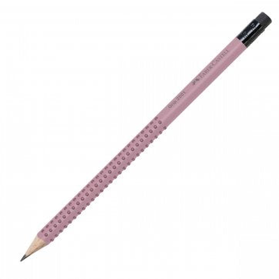 Faber castell pencil w/ top eraser  - pink