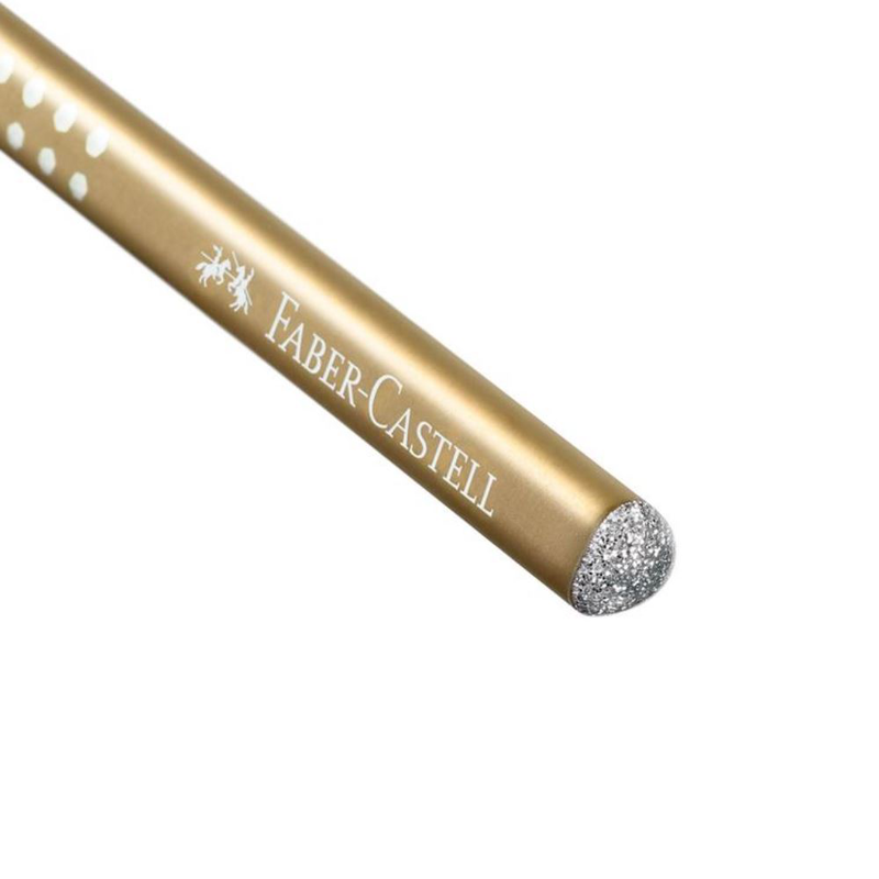 Faber castell pencil sparkle grip  gold, , medium-null