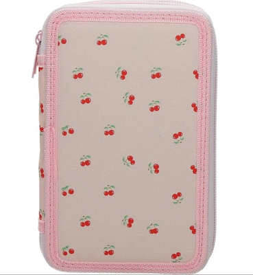 Pencil case 2-zip cherries full street, , medium
