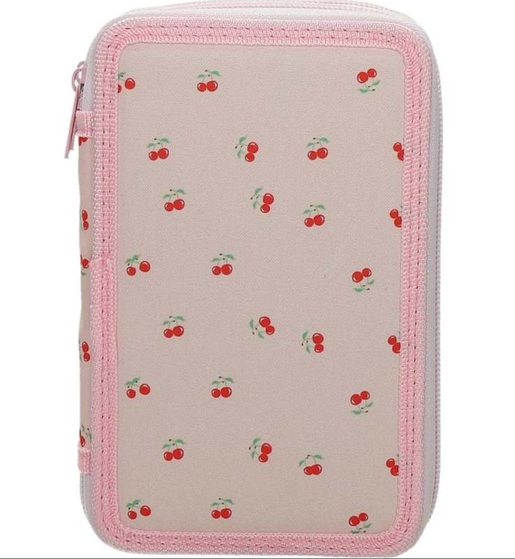 Product image: Pencil case 2-zip cherries full street, , medium-null