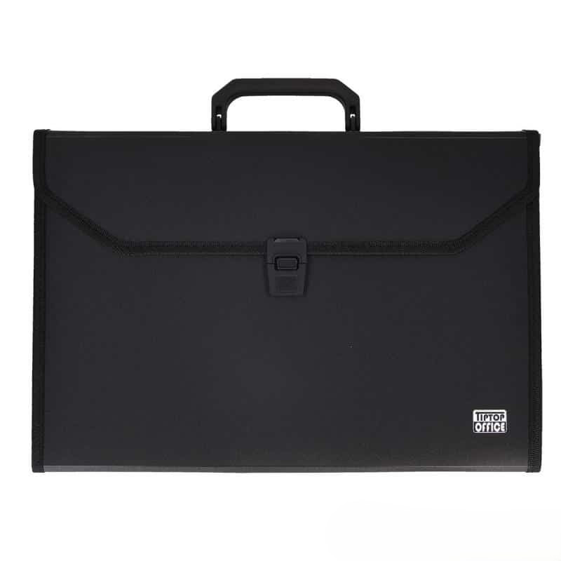 Tto portofolio expanding file case 12 pockets black 403038, , medium-null