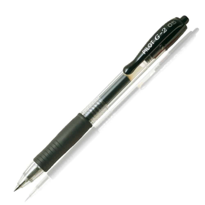 &Sigma;&tau;&upsilon;&lambda;ό pilot g2 0.5 bl-g2-5 g2 05 pilot pen, Black, medium