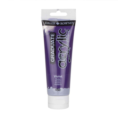 &Alpha;&kappa;&rho;&upsilon;&lambda;&iota;&kappa;ή &mu;&pi;&omicron;&gamma;&iota;ά graduate 120ml - &mu;&omega;&beta; (violet), Violet, medium