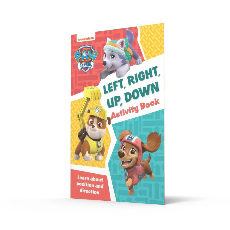 Paw patrol left, right, up, down activity book, , medium-null