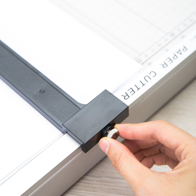 Deli steel paper guillotine a3 size - 12 sheets - 460x380mm, , medium image number null