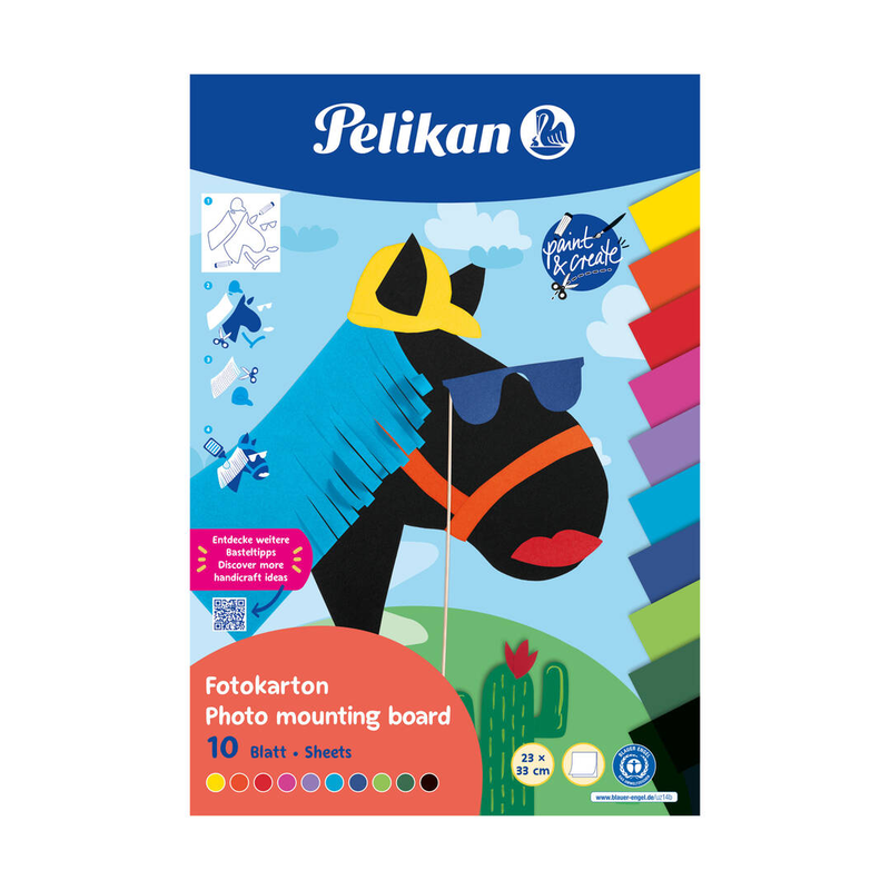 Pelikan 101639 / art paper / 10 sheets / 270 g/m&sup2; / 23 cm / 33 cm / blue angel, , medium-null