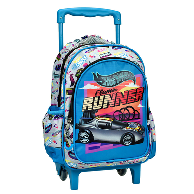 Gim junior trolley backpack hot wheels, , medium