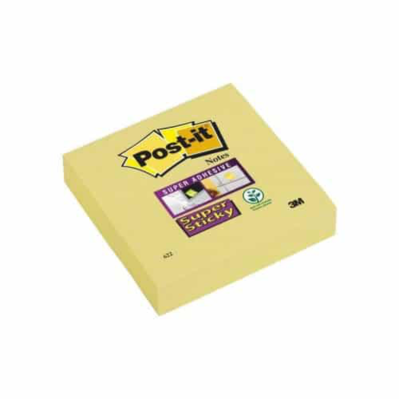 Post-it notes 76x76 yellow 654-sscy-eu (each) 3m-65412ss, , medium-null