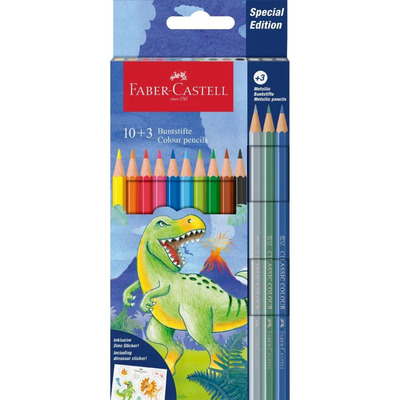 Faber castell classic color pencils dino 10+3, , medium