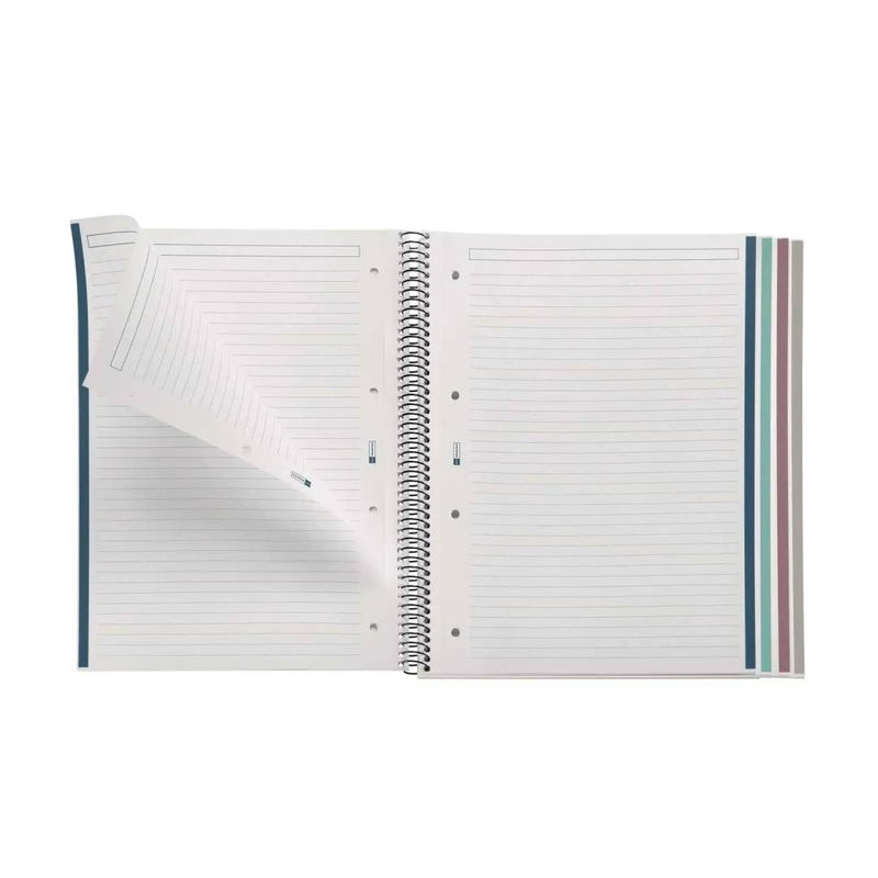 Miquelrius notizblock ecolines recy. A4 / various office accessory / a4 / 80 sheets, , medium-null