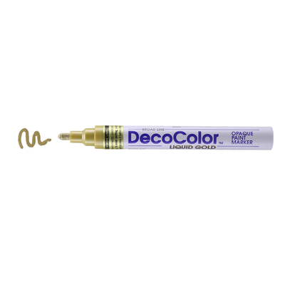 Decocolor paint marker broad - 300/ gold, , medium