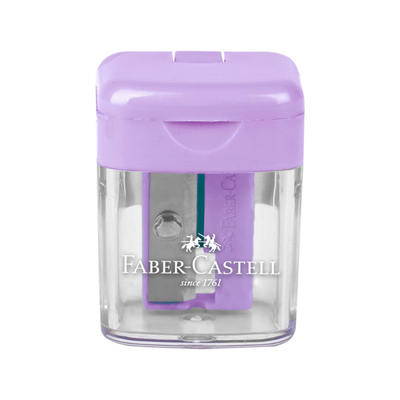 Faber castell single sharpener, Purple, medium