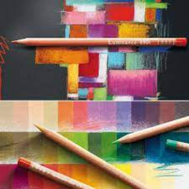 Caran d'ache 6902 colouring pencils luminance portrait assortment 20 colours, , medium-null