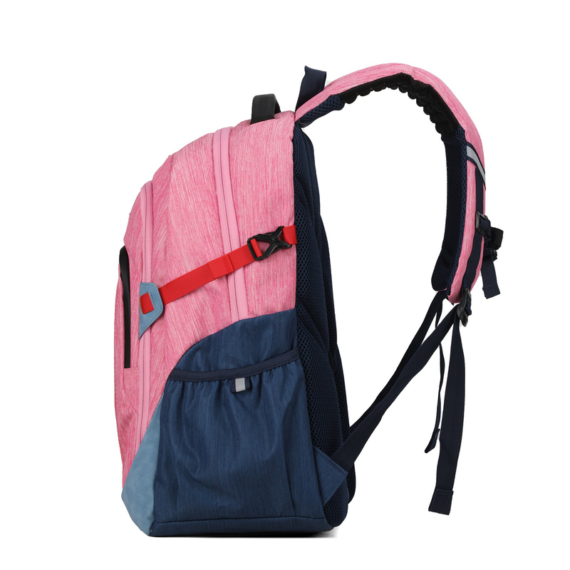 Backpack school bag lightweight ergonomic pink aoking, , medium-null