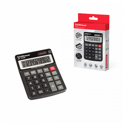 Erichkrause desk electronic calculator 12-digits dc-312n 50312, , medium