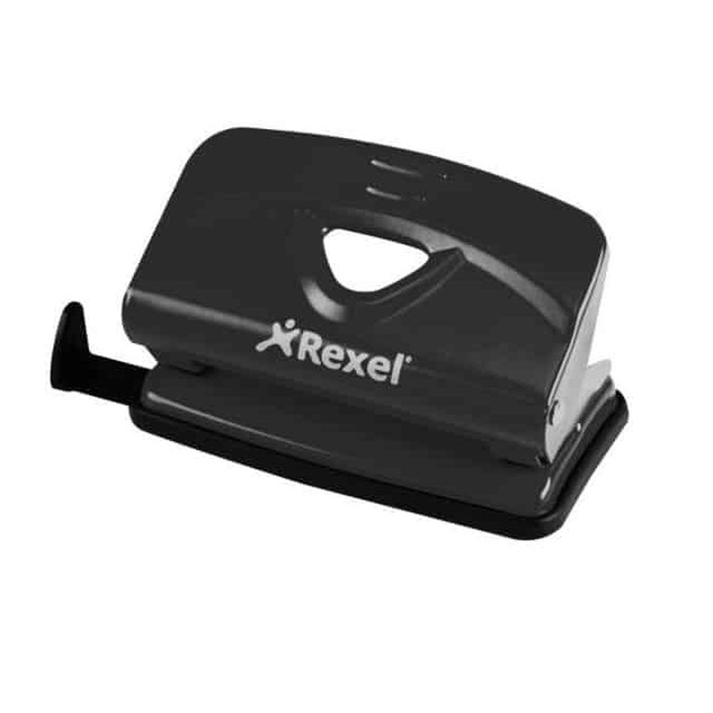 Rexel v210 duty punch black, , medium-null