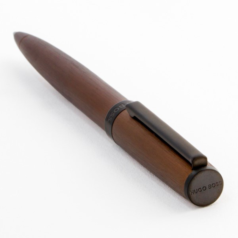 Product image: Hugo Boss ballpoint pen gear brushed khaki, , medium-null