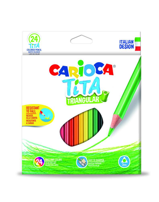 Carioca triangular pencil 24pc, , medium