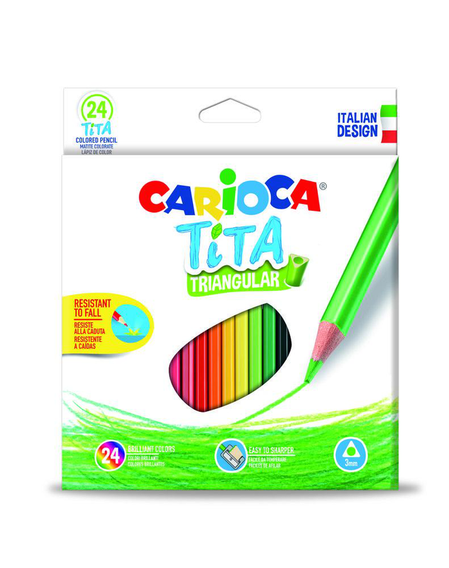 Carioca triangular pencil 24pc, , medium-null