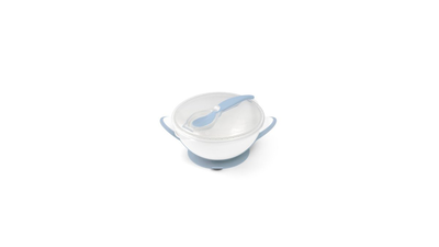 Suction bowl with spoon (blue), , medium