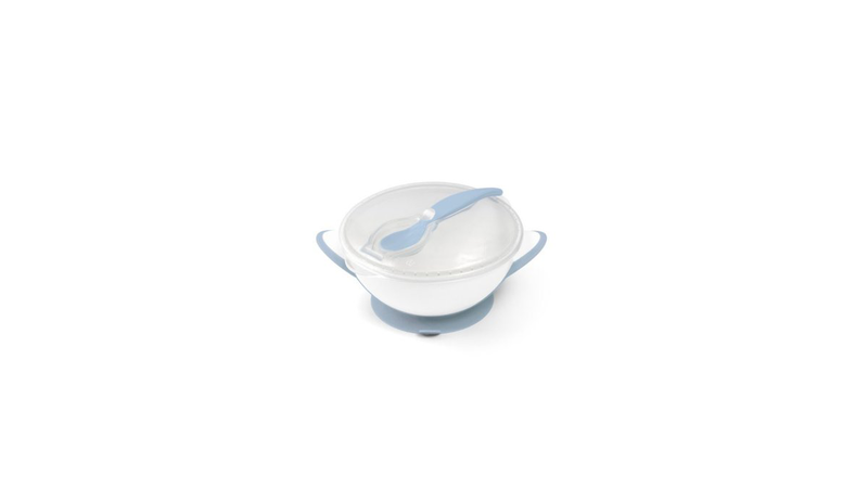Suction bowl with spoon (blue), , medium-null