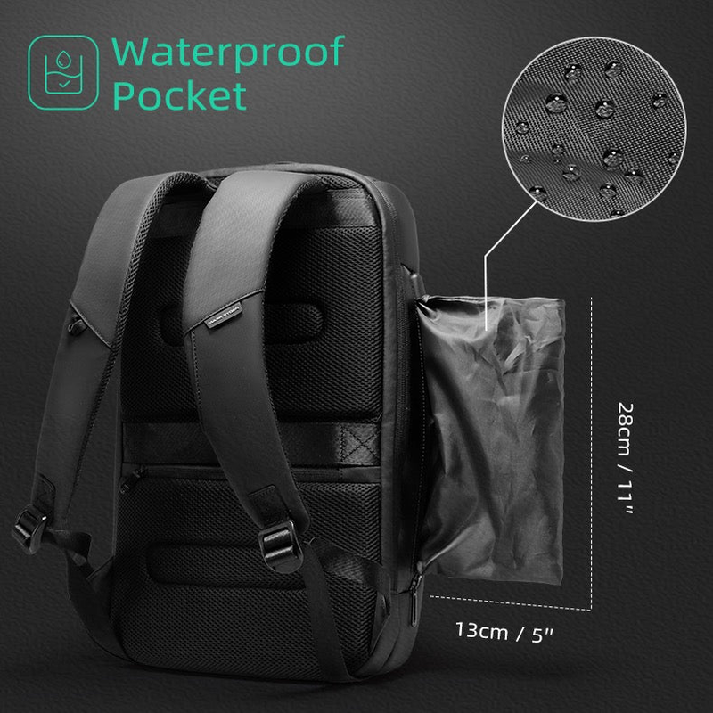 Mark ryden odyssey 15,6" backpack cyprus 26l with tsa lock grey-null