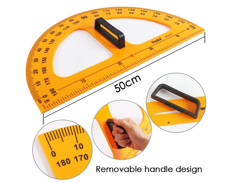 Teaching protractor 50cm, , medium-null