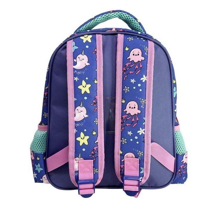 Τσάντα νηπιαγωγείου kindergarten backpack 27*10*31 2 cases mermaid time, , medium-null