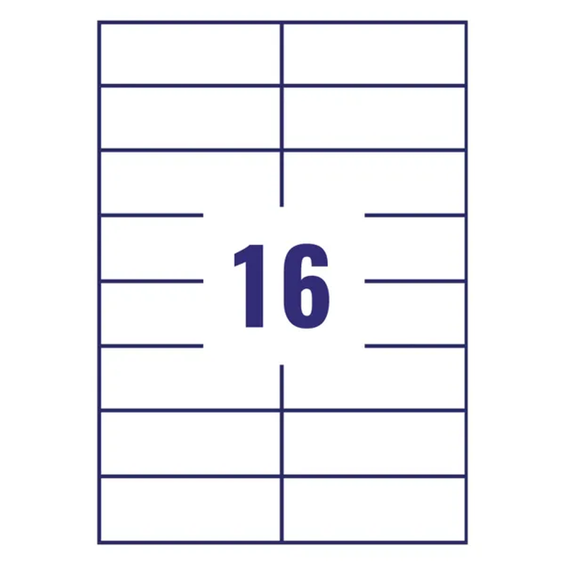 Tto white economy labels 105x41mm 105037, , medium-null