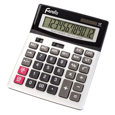 Calculator maxi size 12 digits, , medium