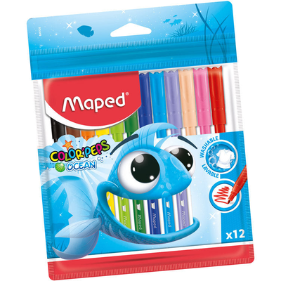Maped color peps ocean markers 12pcs, , medium
