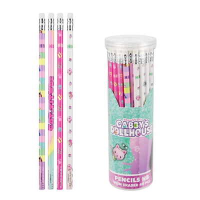 Pencil with eraser gabby's dollhouse 1pcs, , medium
